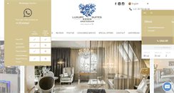 Desktop Screenshot of luxurysuitesamsterdam.com